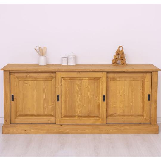 natur drevo posuvne dvere komoda tv skrina mediteransky vintage country klasicky masivne drevo nabytok obyvacka media nabytok skladovaci skrin kredenc.jpg